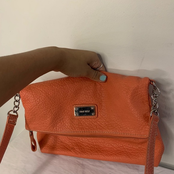 Orange Nine West cross body bag - Picture 6 of 6
